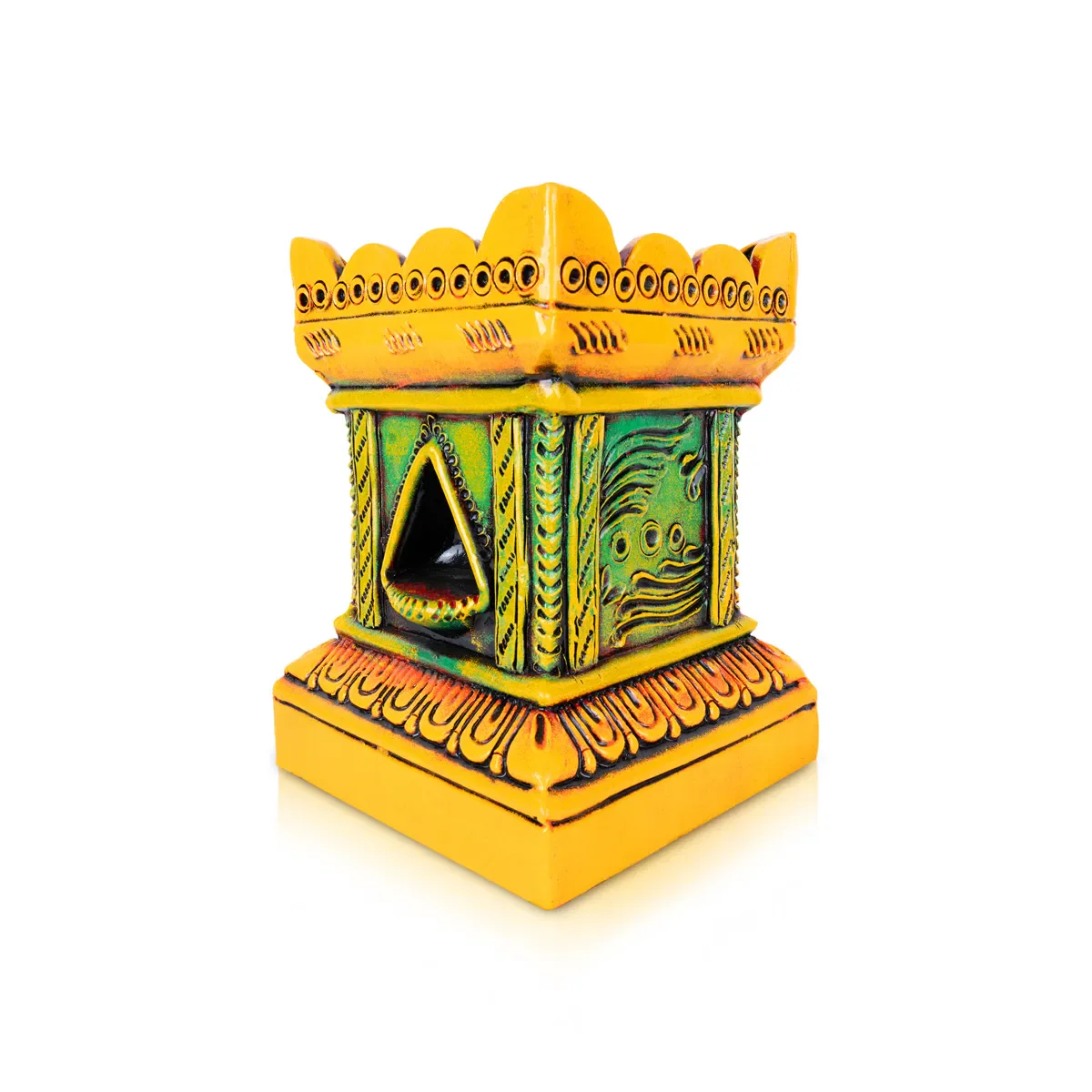 Thulasi Maadam - 6 Inches | Tulasi Vrindavan/ Terracotta Clay Tulasi Maadam for Home - Image 6