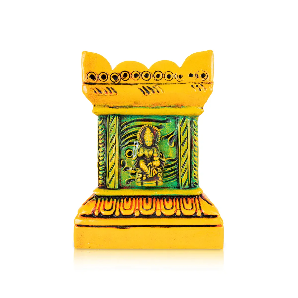 Thulasi Maadam - 6 Inches | Tulasi Vrindavan/ Terracotta Clay Tulasi Maadam for Home - Image 7