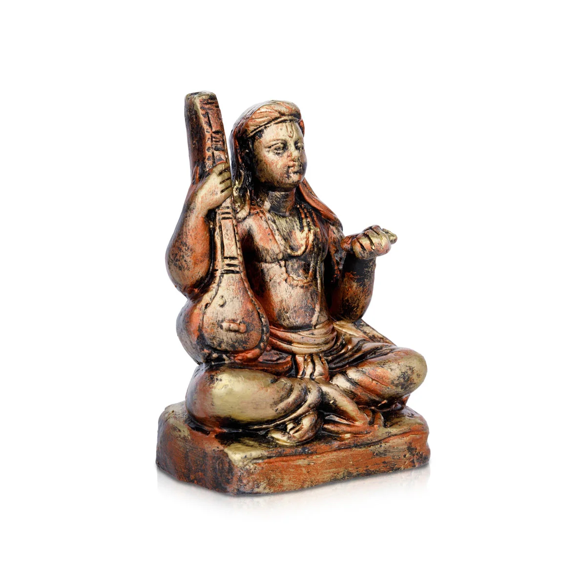 Thyagarajar Clay Golu Bommai - 6 Inches | Giri Golu Doll/ Navaratri Golu Bomma/Gombe/Bommai - Image 2