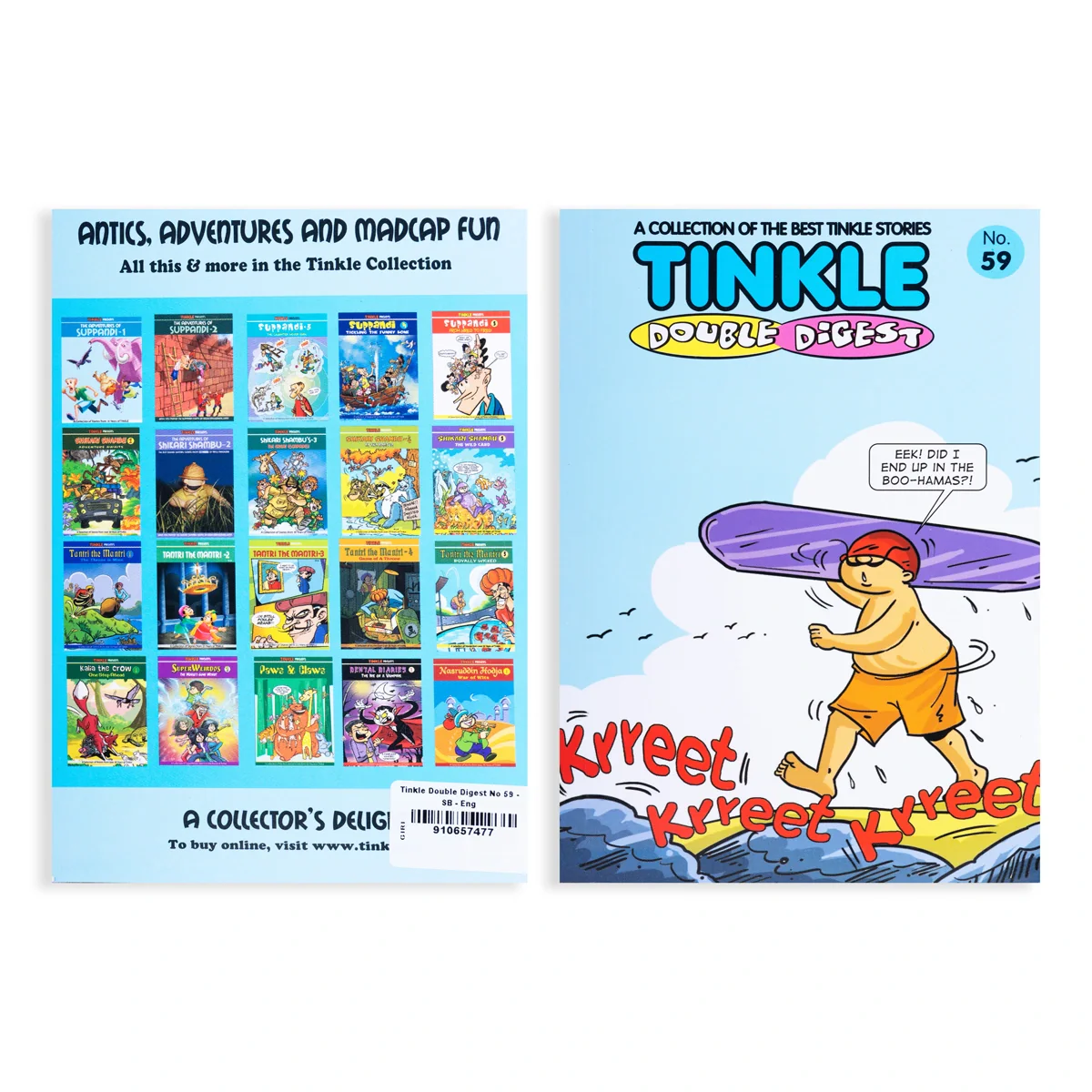 Tinkle Double Digest - Part 59 - English | Childrens Book/ Story Book - Image 2