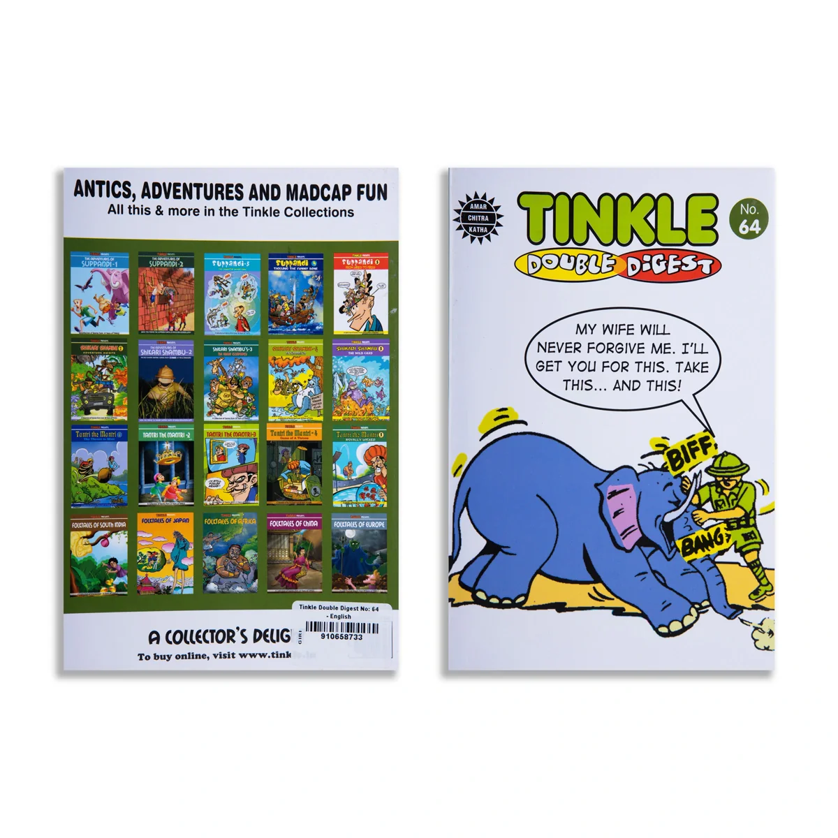 Tinkle Double Digest - Part 64 - English | Childrens Book/ Story Book - Image 2