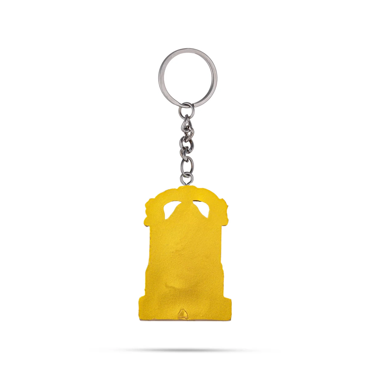 Tirupati Balaji Murti Design Key Chain- 2.25 x 1.25 Inch | Gold Polish Key Ring/ Key Holder For Gifting & Bike - Image 4