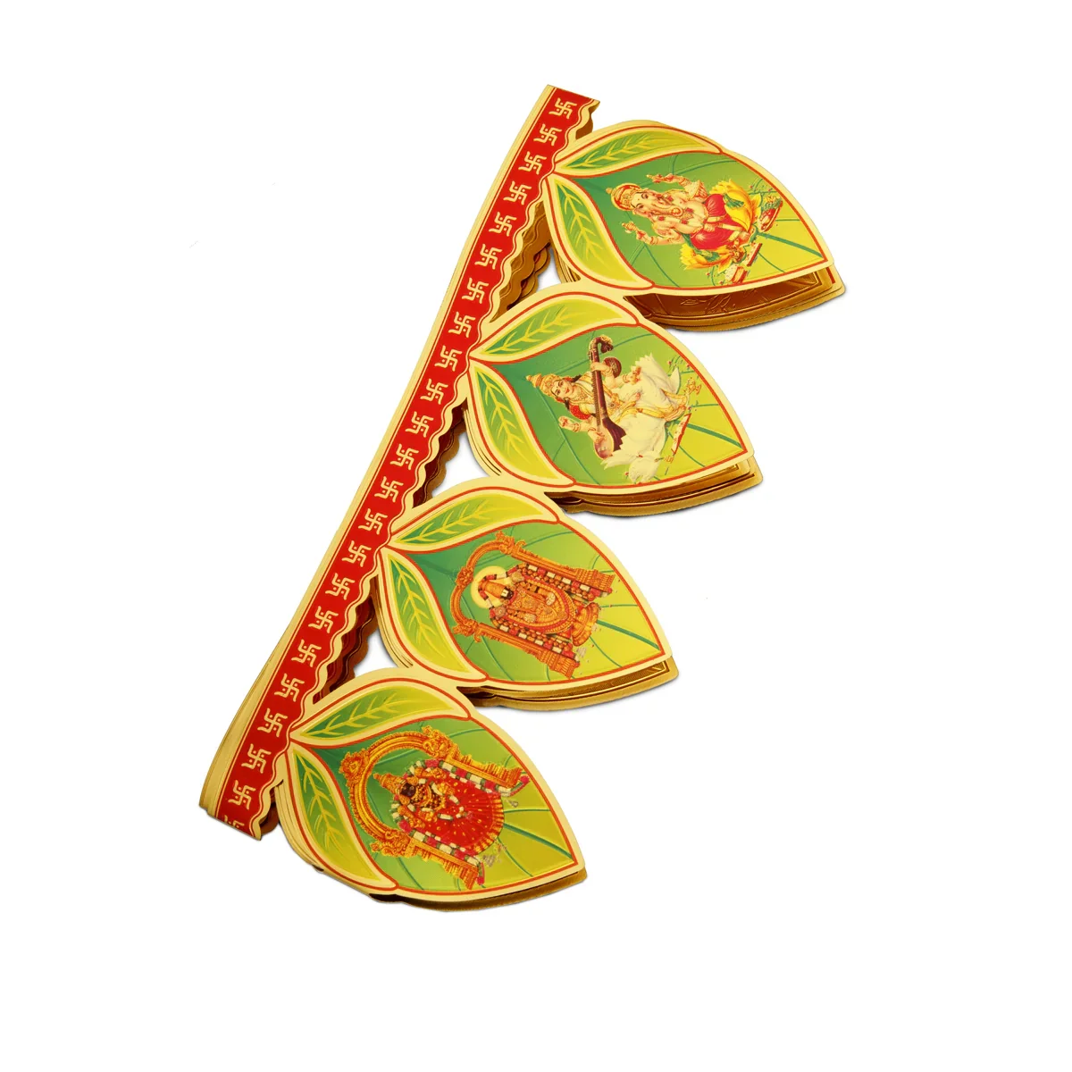 Toran - 32 Inches | Artificial Green Mango Thoran/ Golden Colour Bandanwar for Door Decor - Image 3