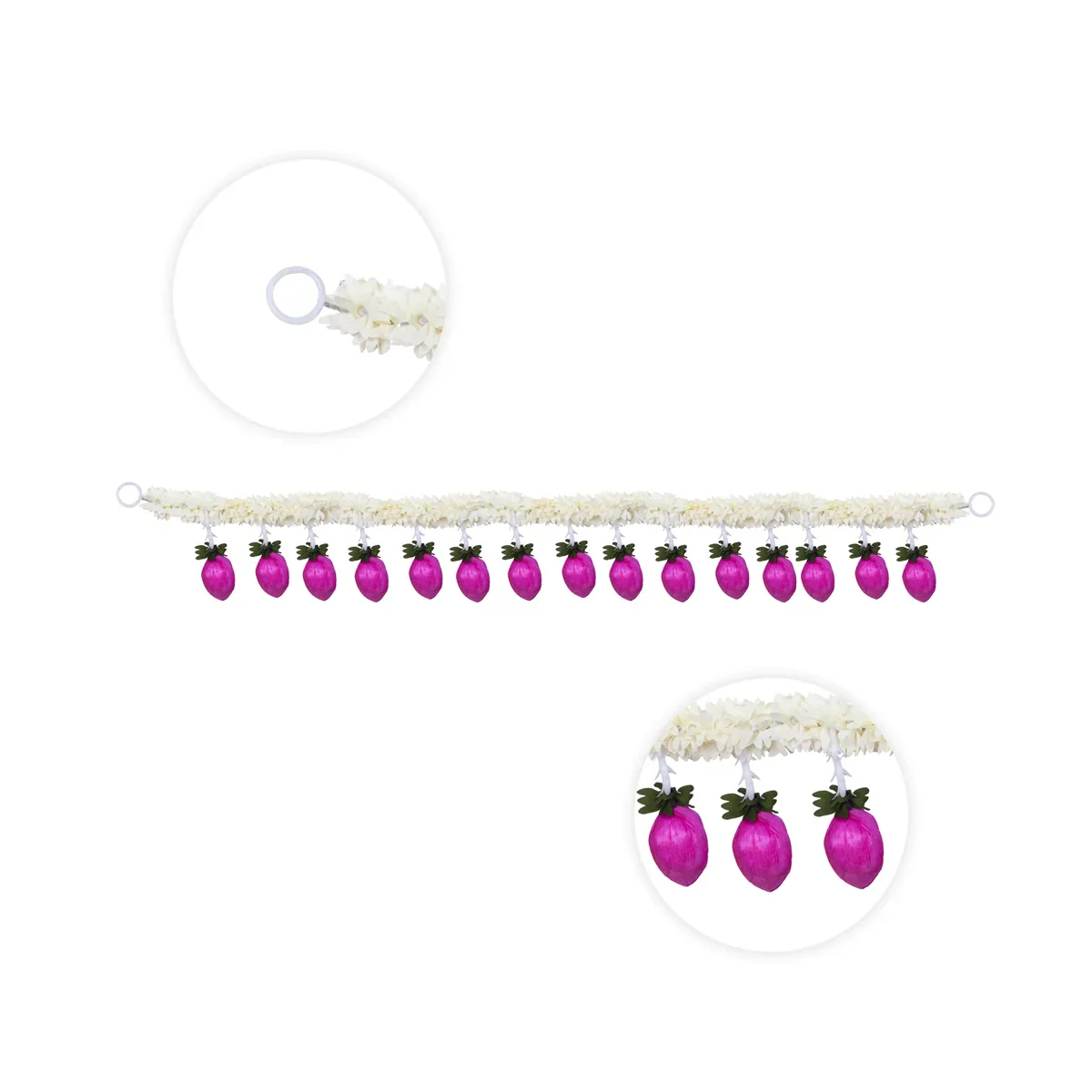 Toran - 34 Inches | Door Hanger/ Lotus Design Bandanwar/ Thoranam for Home Decor - Image 3