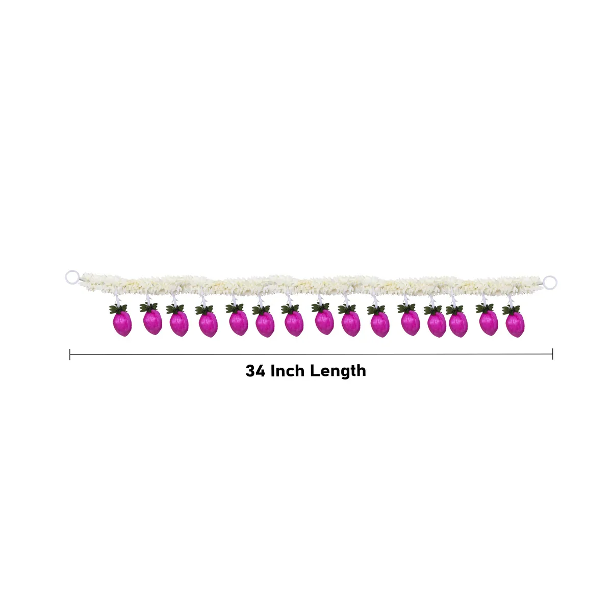 Toran - 34 Inches | Door Hanger/ Lotus Design Bandanwar/ Thoranam for Home Decor - Image 4