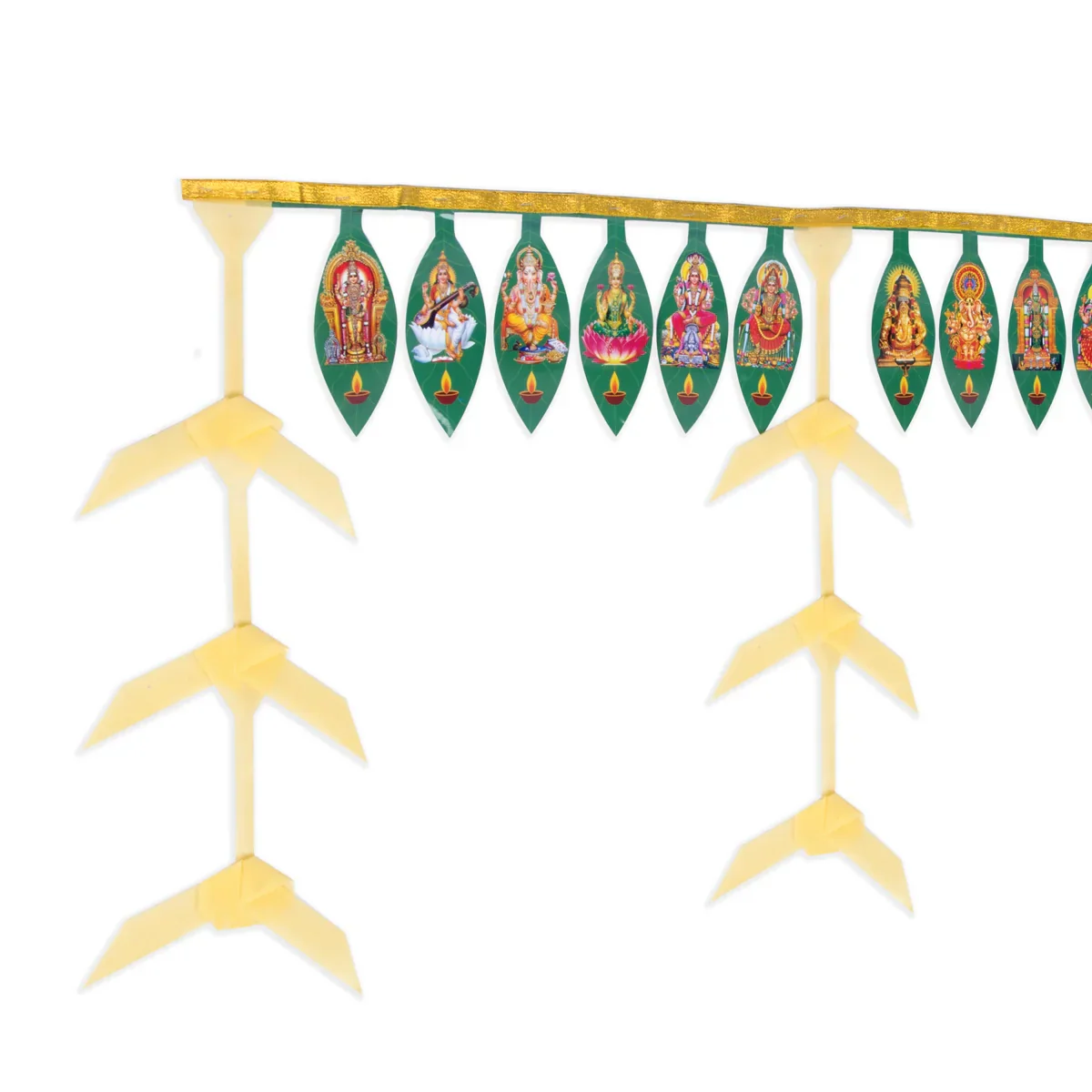 Toran - 37 Inches | Thennai Thoranam/ Bandanwar/ Artificial Thoran for Door Decor - Image 2