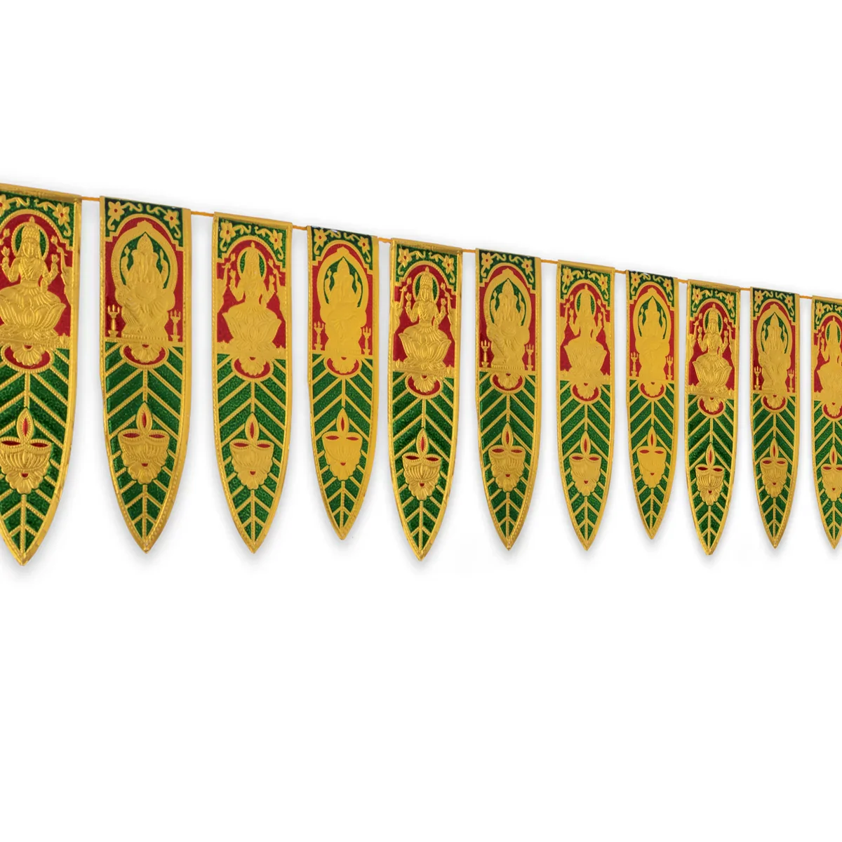 Toran - 38 Inches | Golden Colour Bandanwar/ Artificial Thoran for Door Decor - Image 2