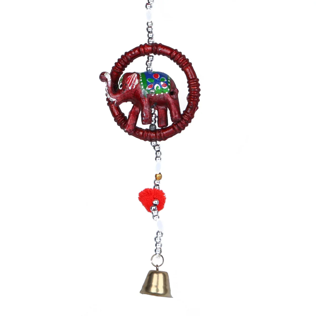 Toran Set - 20 Inches | 2 Pcs/ Door Hanging/ Umbrella with Ring Elephant Side Thoranam for Home - Image 2