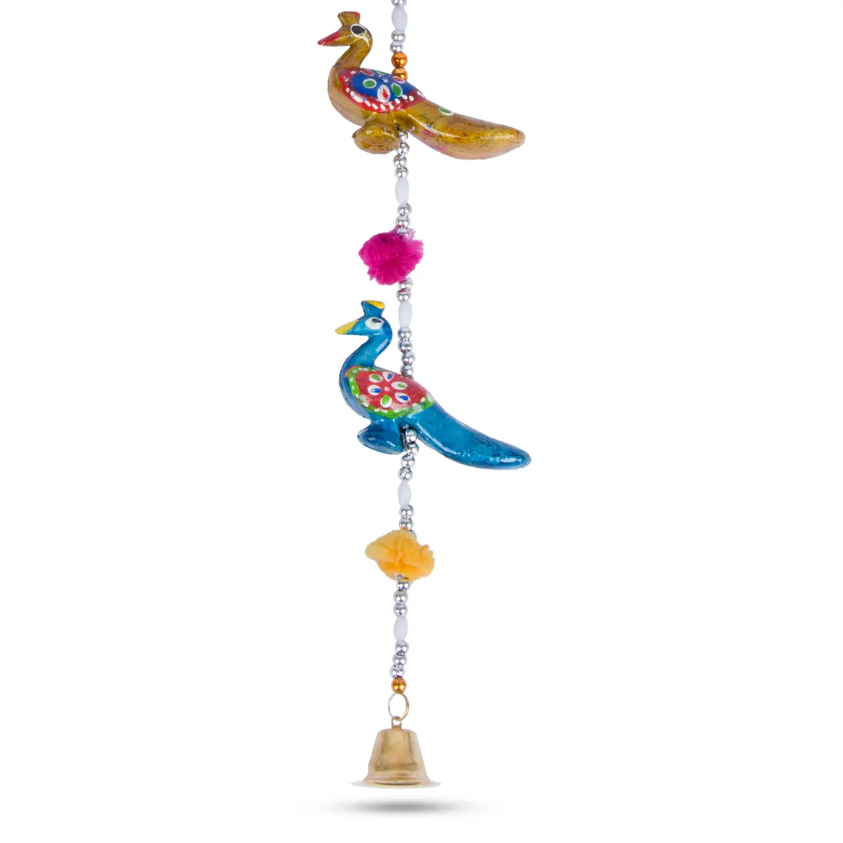 Toran Set - 22 x 3 Inches | 3 In 1 Side Thoranam/ Door Hanging for Home Decor - Image 4