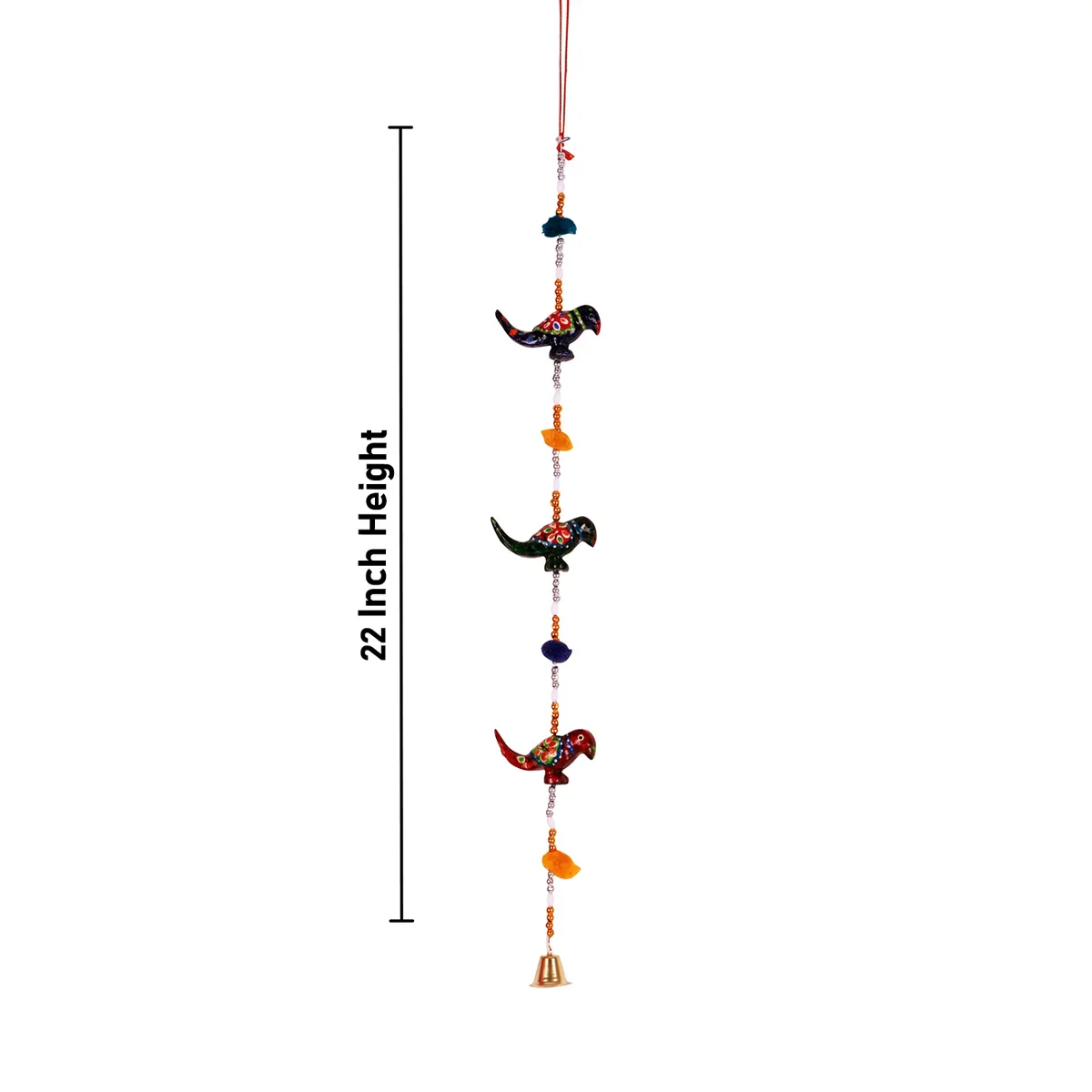 Toran Set - 22 x 3 Inches | 3 In 1 Side Thoranam/ Door Hanging for Home Decor - Image 9