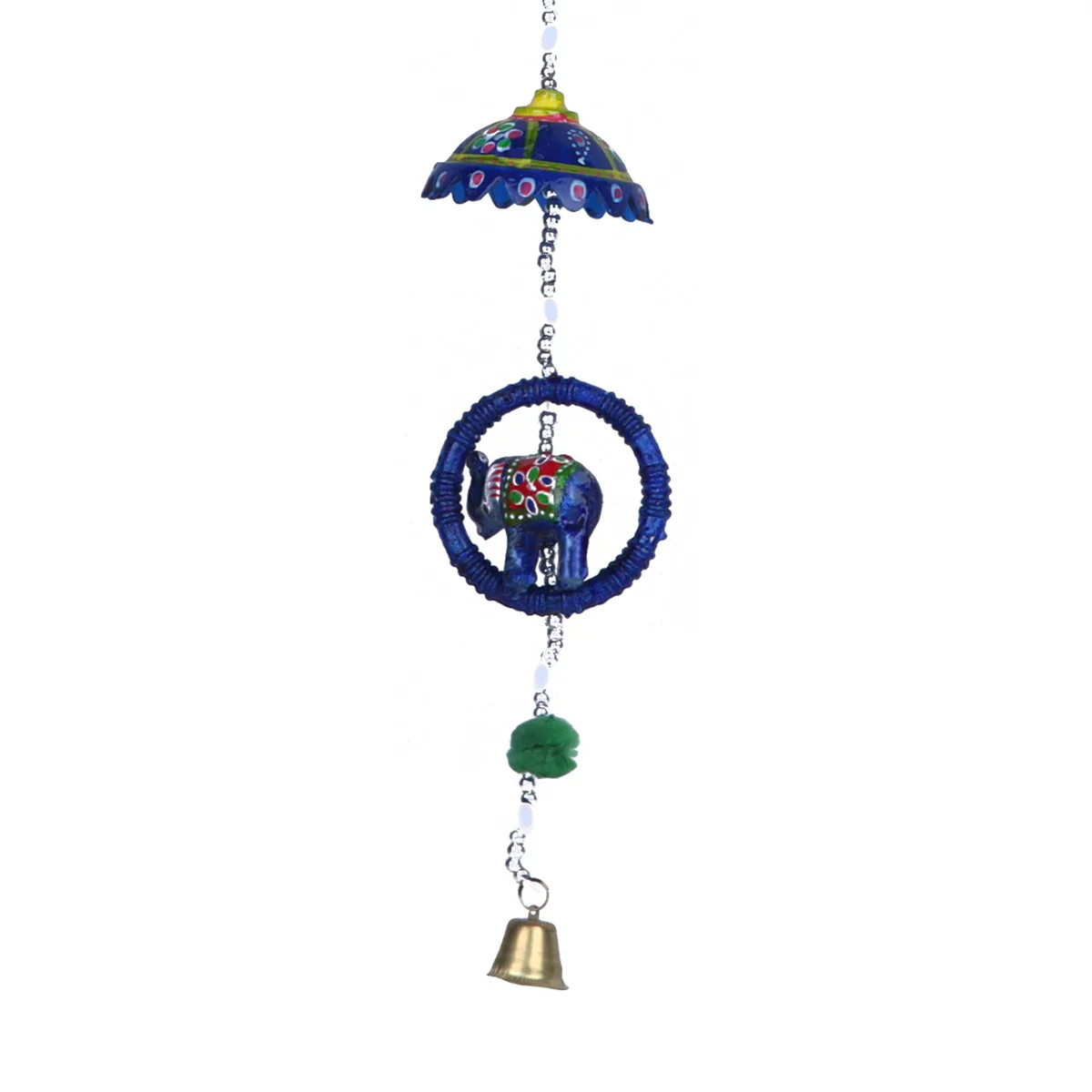 Toran Set - 33 Inches | Umbrella with Ring Elephant Design Side Thoranam for Home - Image 2