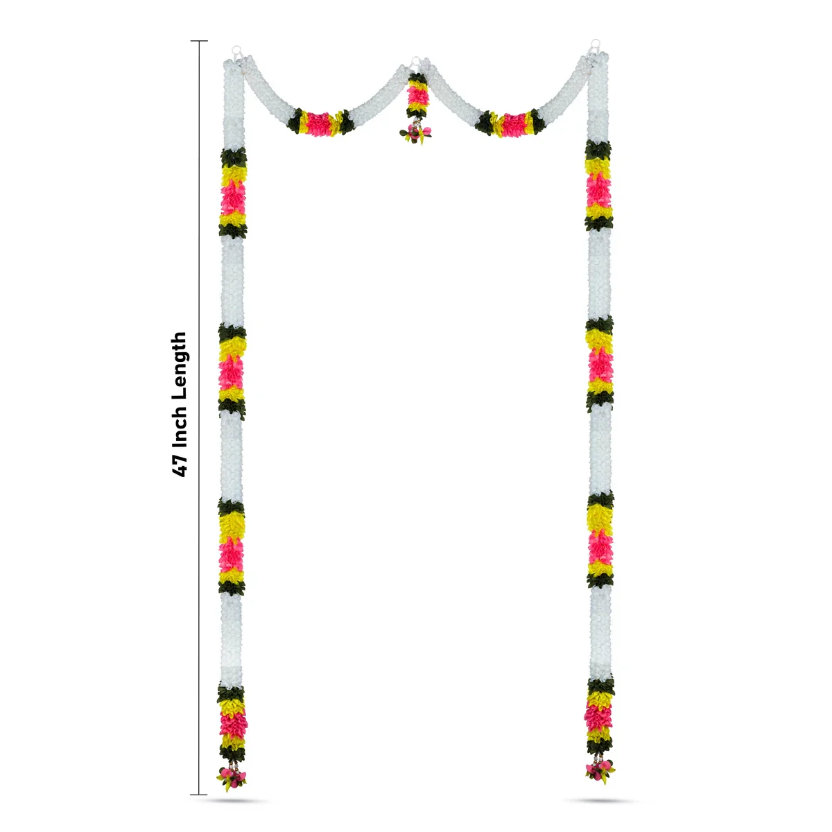 Toran Set - 47 Inches | Door Hanger/ Plastic Bandanwar/ Thoranam for Home Decor - Image 3