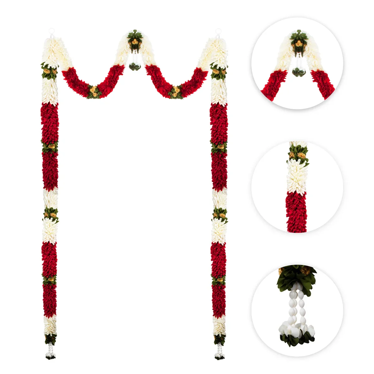 Toran Set - 70 Inches | Cone Fold Design Thoranam/ Door Hanging for Home Decor - Image 3
