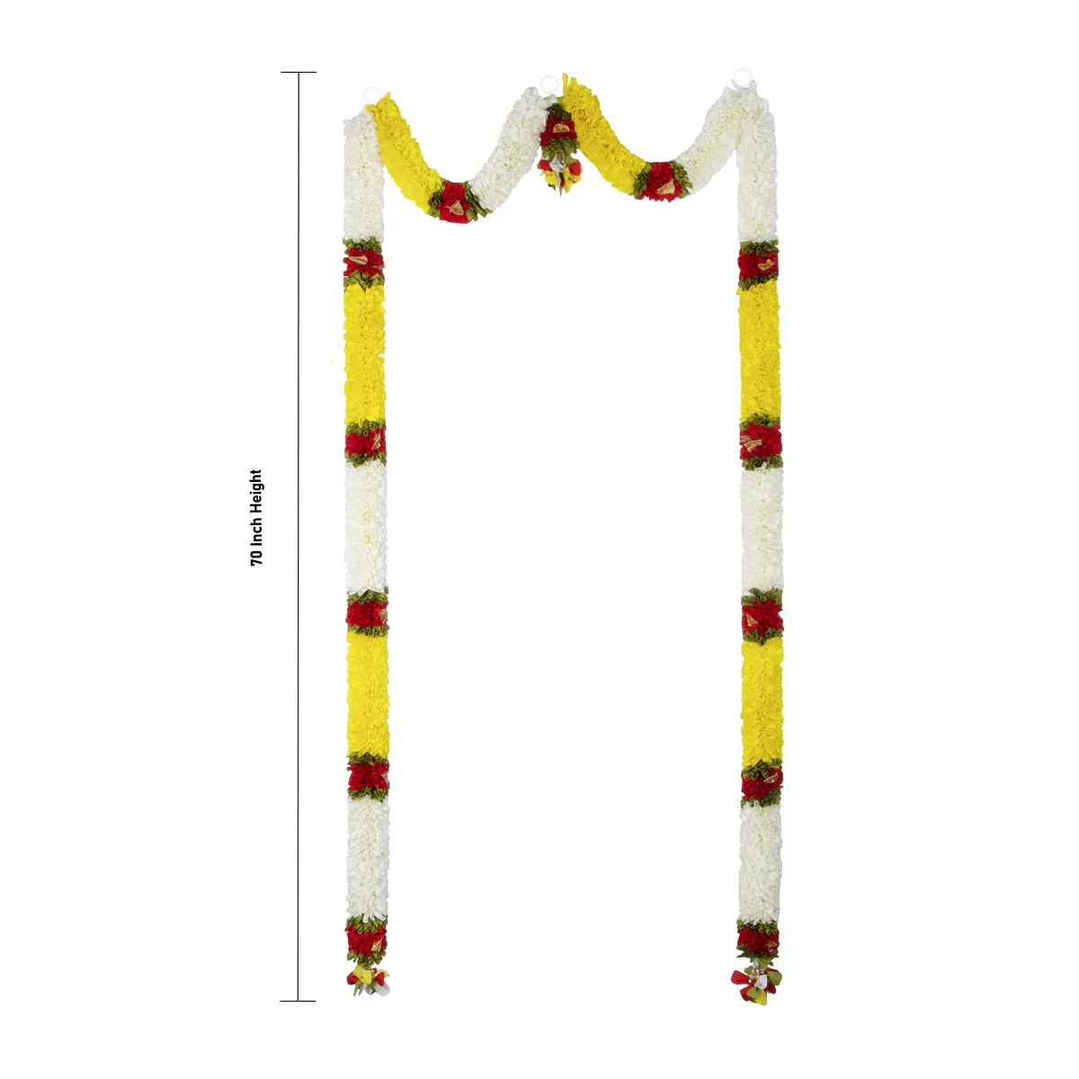 Toran Set - 70 Inches | Cone Fold Design Thoranam/ Door Hanging for Home Decor - Image 6