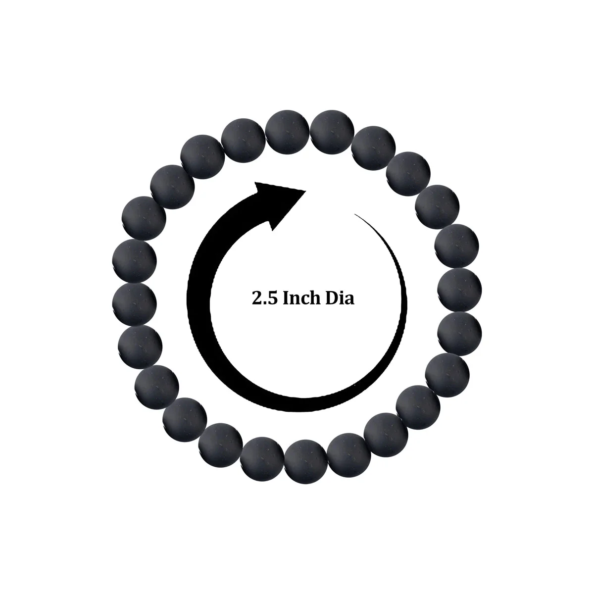 Touchstone Bracelet - 2.5 Inches | Touch stone Hand Band/ Touchstone Crystal Bracelet for Men & Women - Image 3