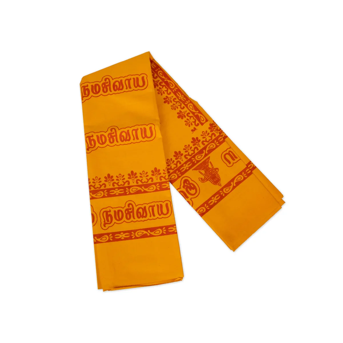 Towel - 1.75 x 1 Mtrs | Om Namah Shivaya Design Angavastra/ Shawl for Men - Image 3
