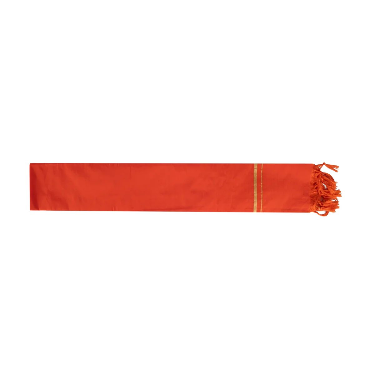 Towel - 25 x 50 Inches | Thundu/ Asha Pattu Design Angavastram/ Traditional Gamcha/ Kasavu Shawl for Men - Image 4