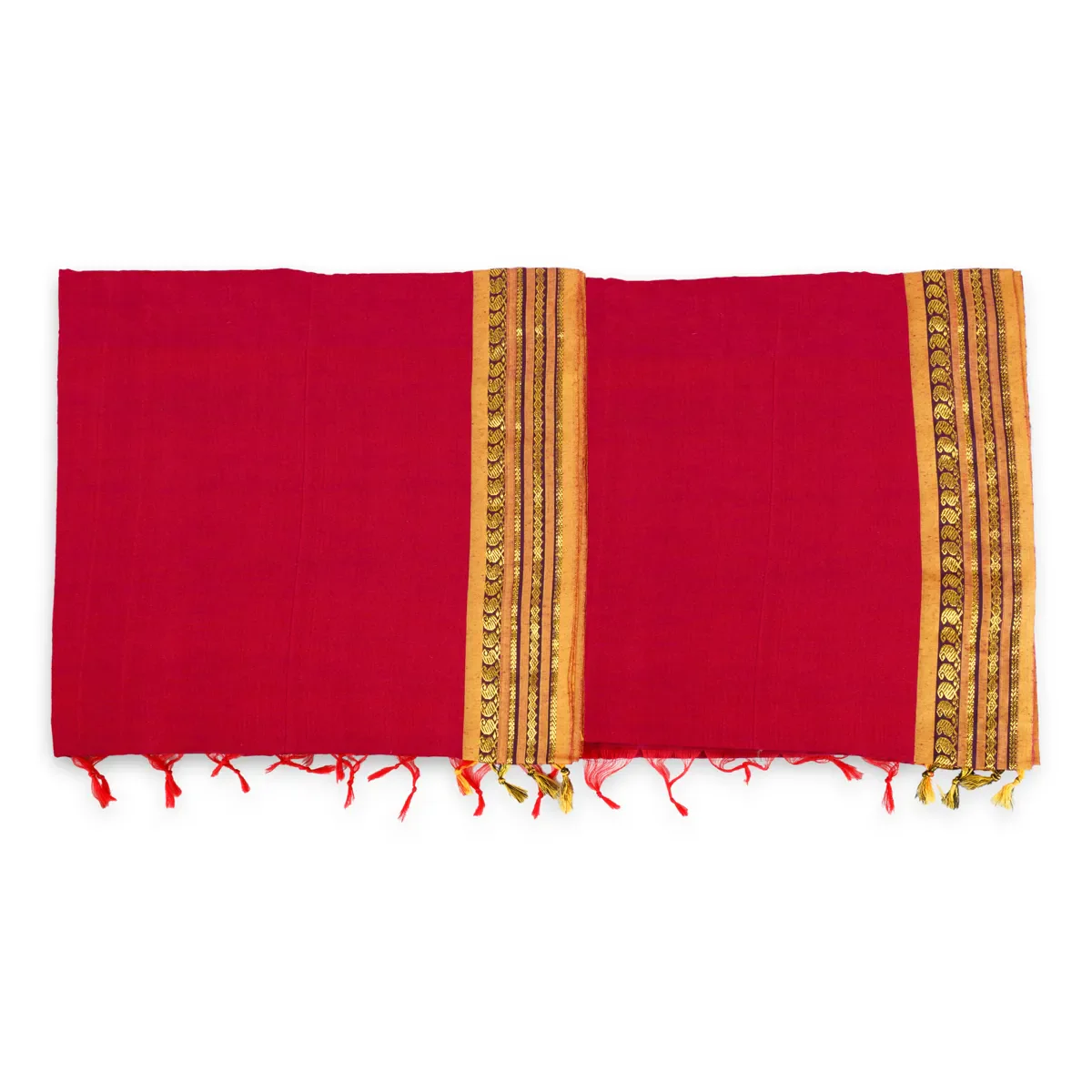 Traditional Saree | Handloom Saree/ Kalyani Cotton Saree/ Jari Border Design Pudavai for Women/Assorted Colour - Image 10