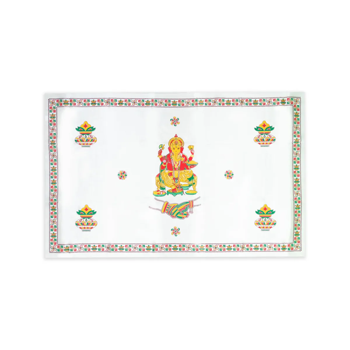 Traditional Wedding Screen - 67 X 43 Inches | Auspicious Marriage Backdrop/ Pooja & Ceremony Screen - Image 4