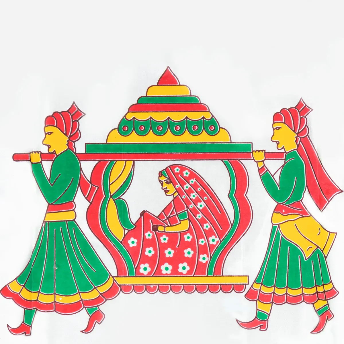 Traditional Wedding Screen - 67 X 43 Inches | Auspicious Marriage Backdrop/ Pooja & Ceremony Screen - Image 5