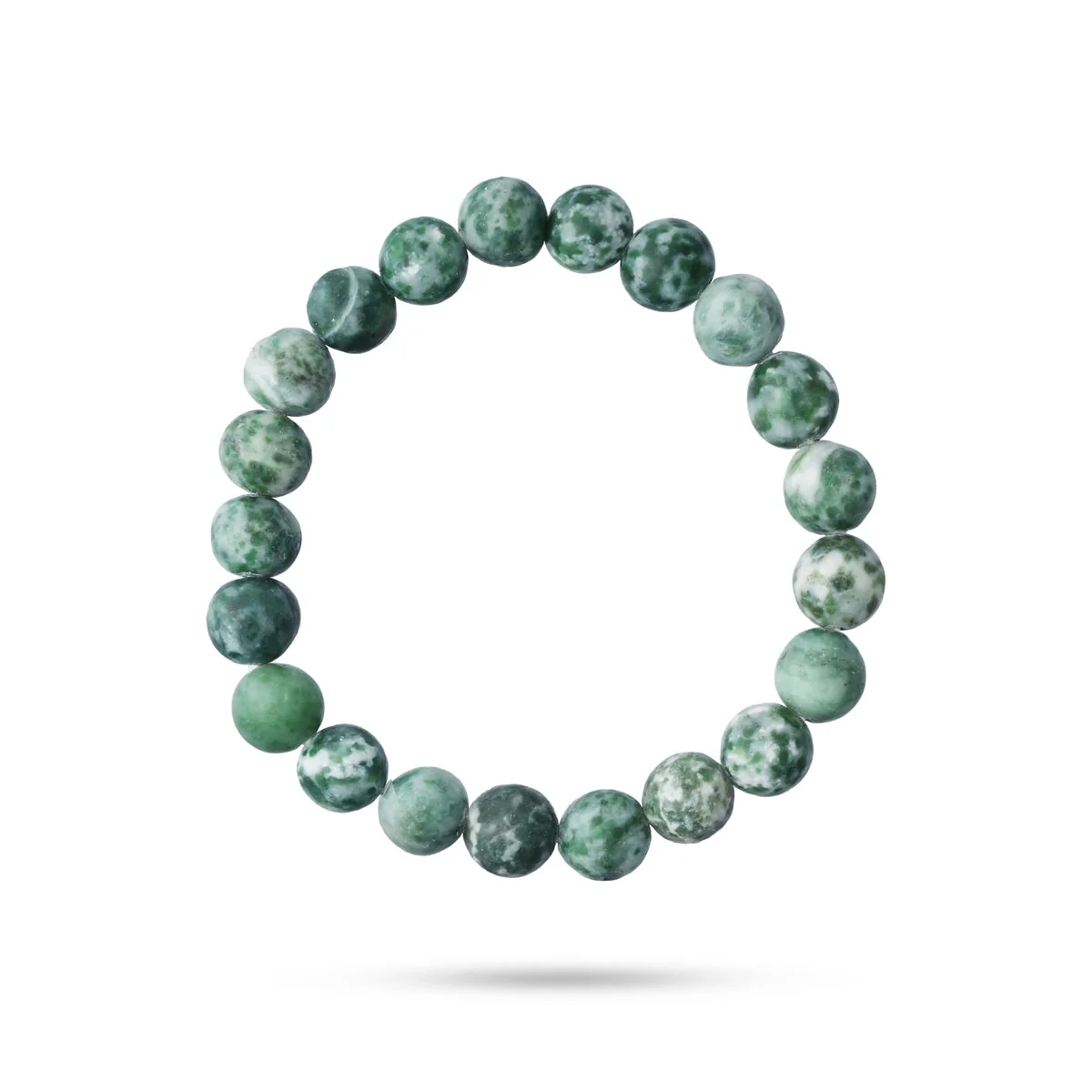 Tree Agate Bracelet - 2.5 Inches | Tree Agate Crystal Jewellery/ Stone Bracelet For Inner Stability - Image 5