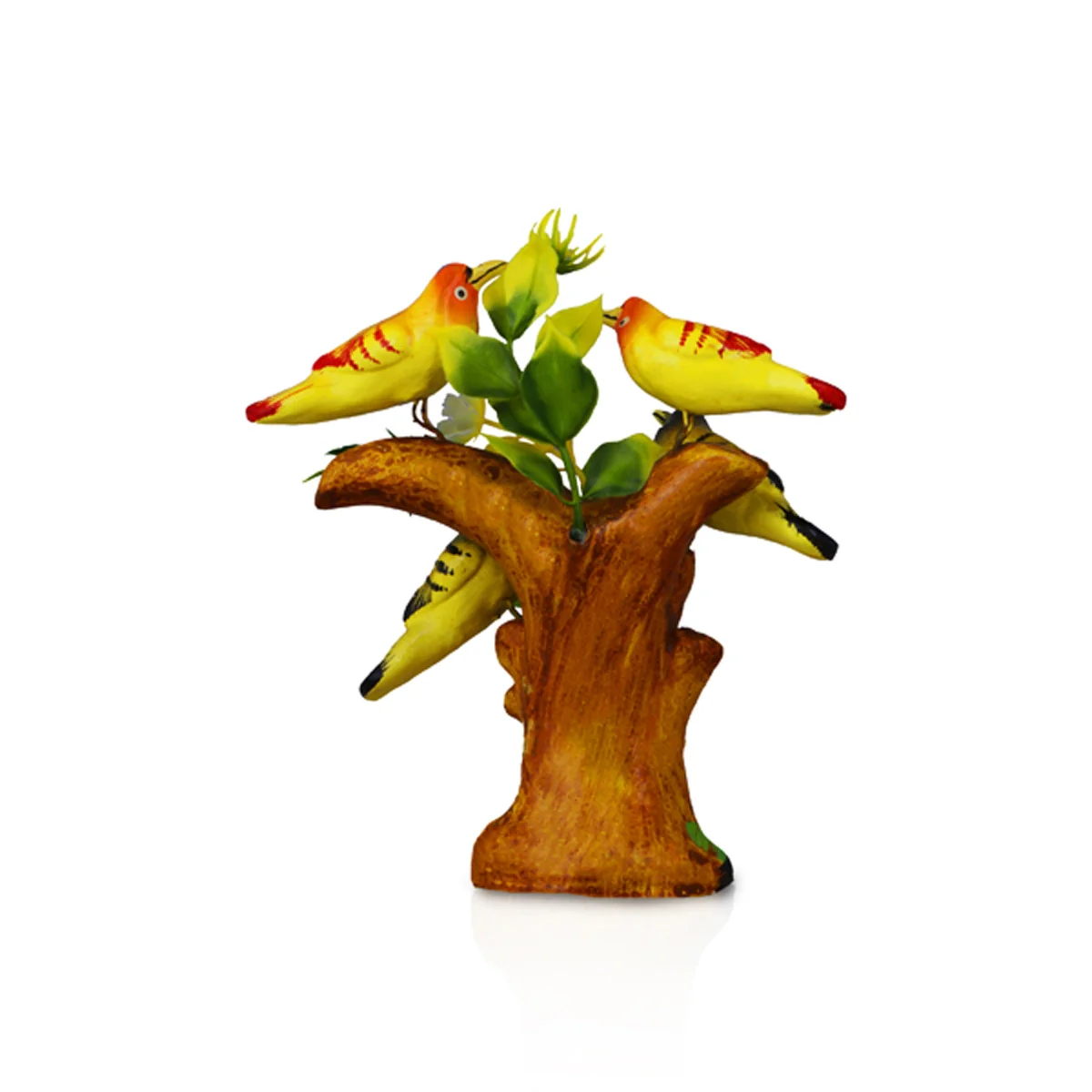 Tree With 4 Birds Clay Golu Bommai - 6 x 6 Inches | Giri Golu Doll/ Navaratri Golu Bomma/Gombe/BommaiTree With 4 Birds Clay Golu Bommai - 6 x 6 Inches | Giri Golu Doll/ Navaratri Golu Bomma/Gombe/Bommai - Image 5