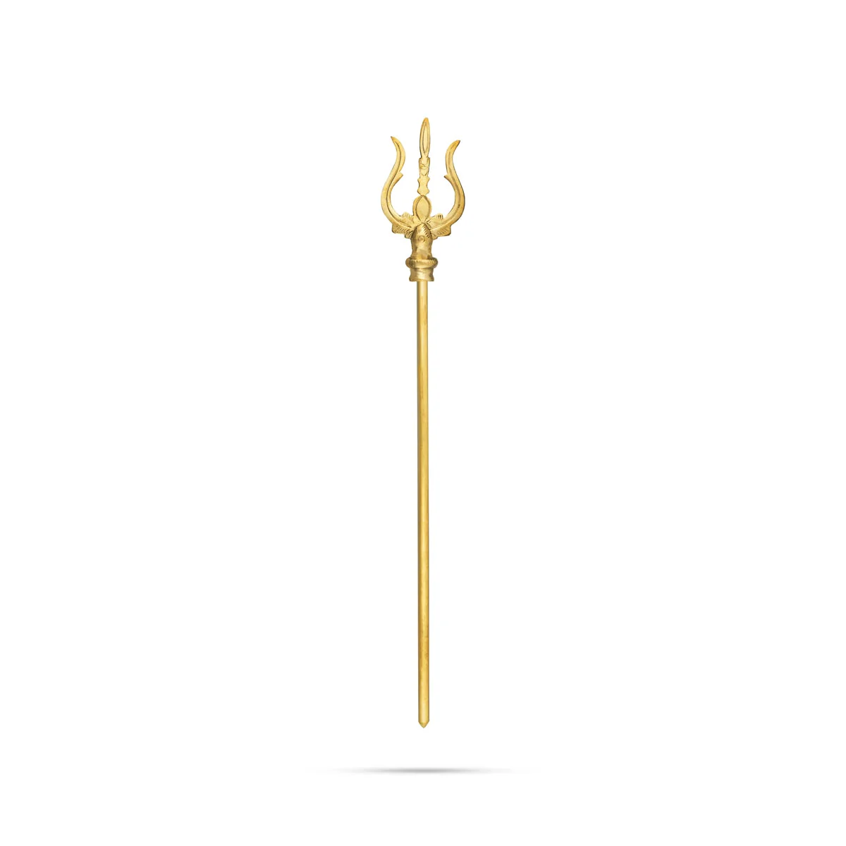 Trishul - 16.5 x 2.5 Inches | Brass Astras/ God Shiva Trishul/ Durga Maa Trishul/ Soolam for Pooja