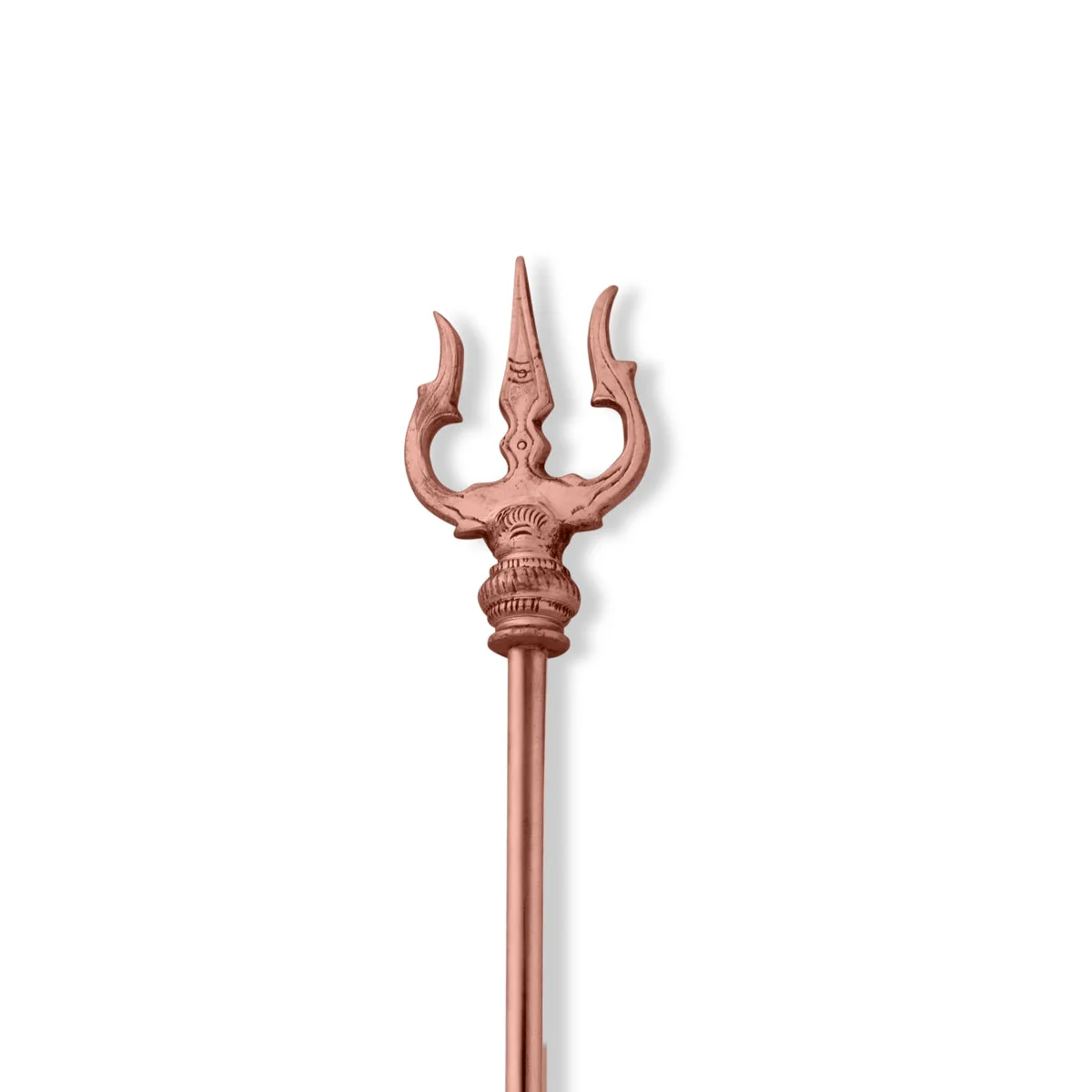 Trishul - 18 x 2.75 Inches | Copper God Shiva Trishul/ Durga Trishul/ Soolam for Pooja - Image 3