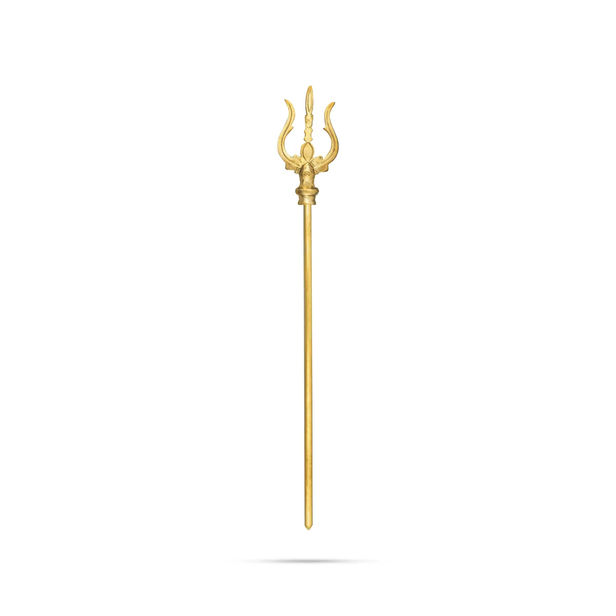 Trishul - 19 x 2.5 Inches | Durga Maa Trishul/ Brass Astras/ Soolam/ Sulam/ God Shiva Trishul for Deity