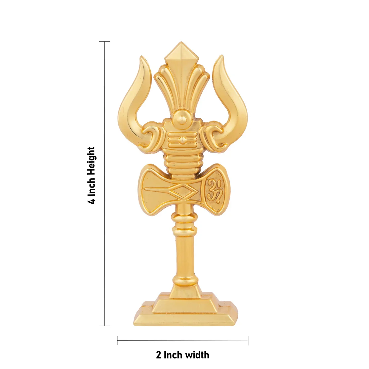 Trishul - 4 x 2 Inches | Soolam/ Astras for Deity Idol/ 85 Gms Approx - Image 5