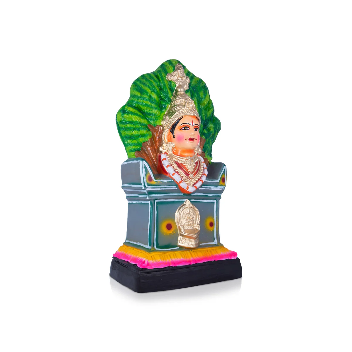 Tulasi Devi Paper Mache Golu Bommai - 18 x 7.5 Inches | Giri Golu Doll/ Navaratri Golu Bomma/Gombe/Bommai - Image 4