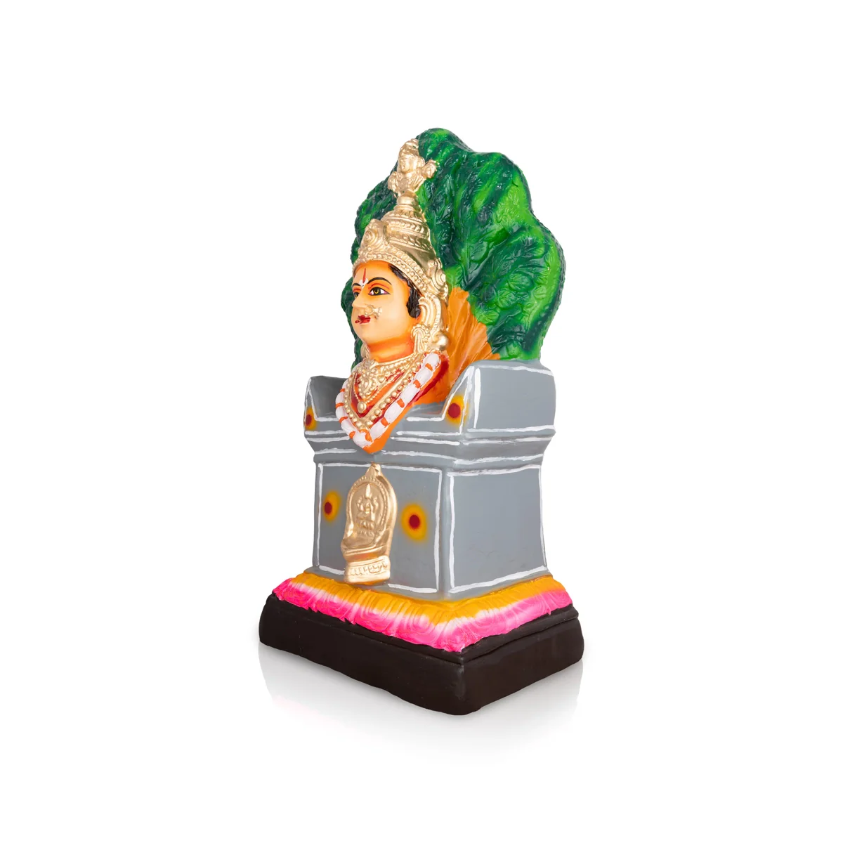 Tulasi Devi Paper Mache Golu Bommai - 18 X 9 Inches | Giri Golu Doll/ Navaratri Gombe/ Navratri Décor - Image 3