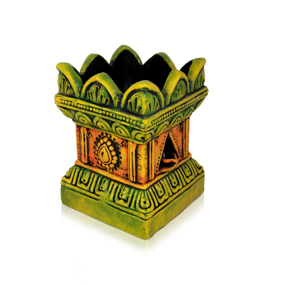 Tulasi Maadam Clay Golu Bommai - 12 x 6 Inches | Giri Golu Doll/ Navaratri Golu Bomma/Gombe/Bommai - Image 2