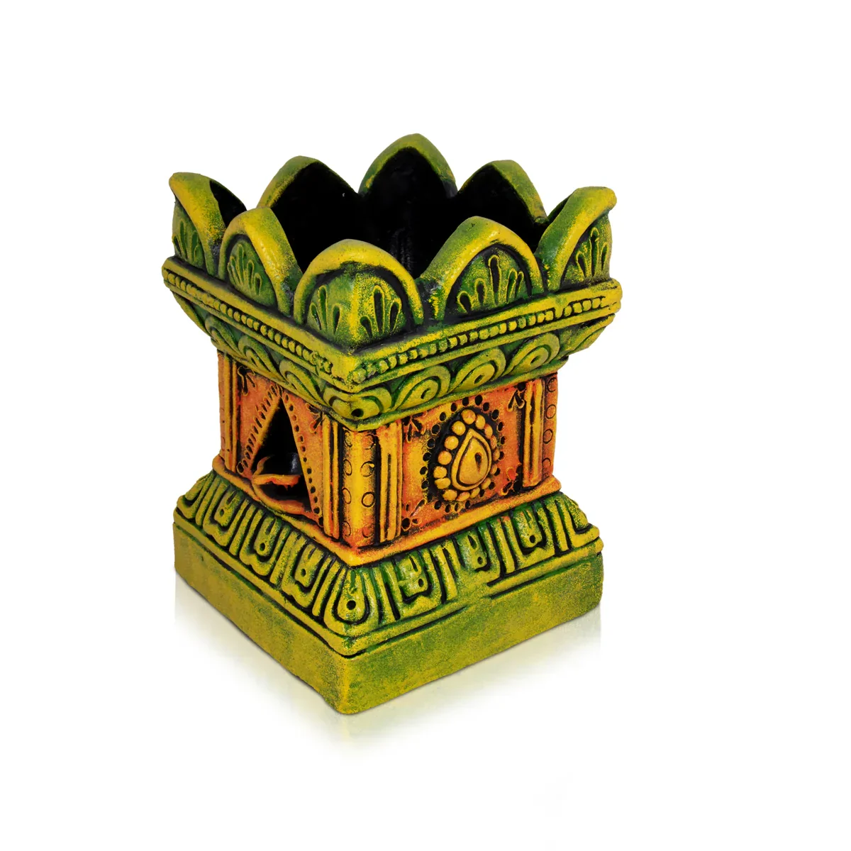 Tulasi Maadam Clay Golu Bommai - 12 x 6 Inches | Giri Golu Doll/ Navaratri Golu Bomma/Gombe/Bommai - Image 3