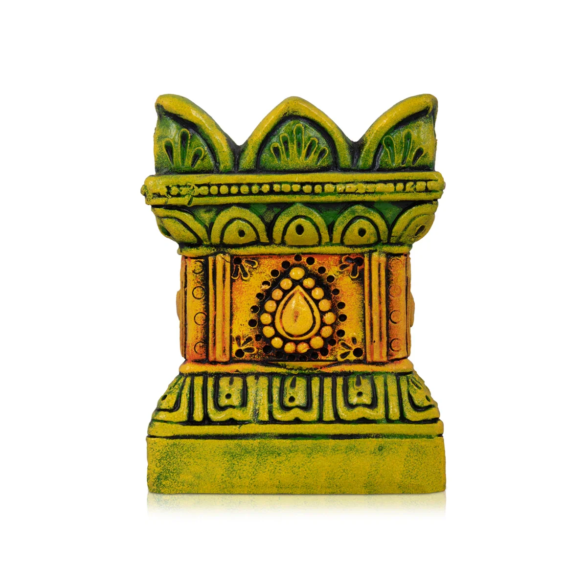Tulasi Maadam Clay Golu Bommai - 12 x 6 Inches | Giri Golu Doll/ Navaratri Golu Bomma/Gombe/Bommai - Image 4