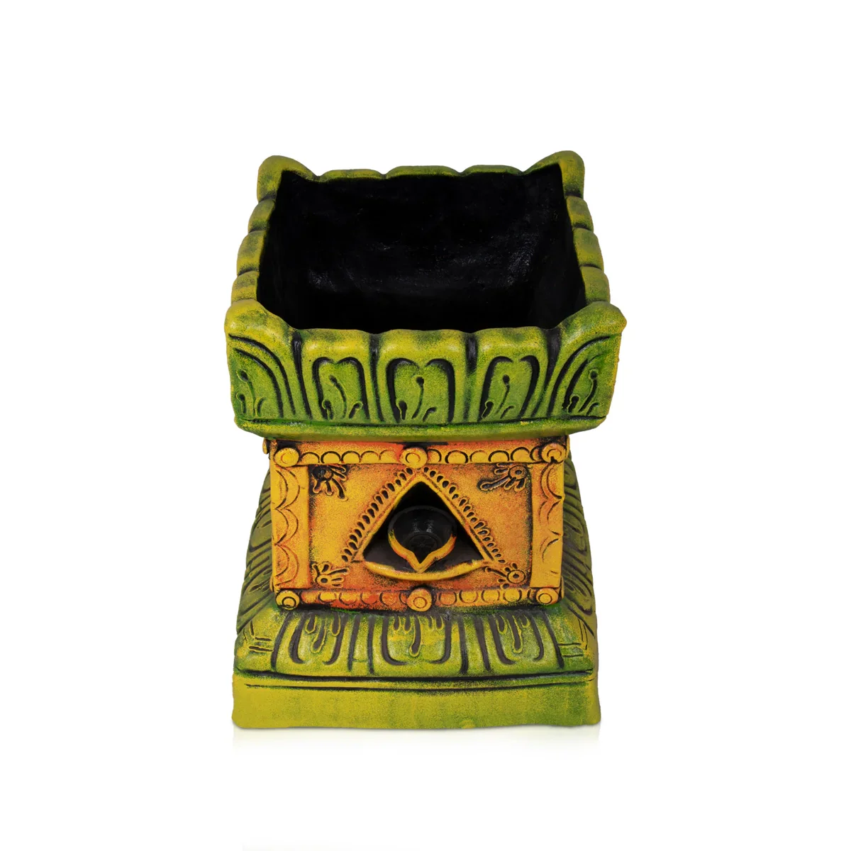 Tulasi Maadam Clay Golu Bommai - 13 x 6.5 Inches | Giri Golu Doll/ Navaratri Golu Bomma/Gombe/Bommai - Image 5