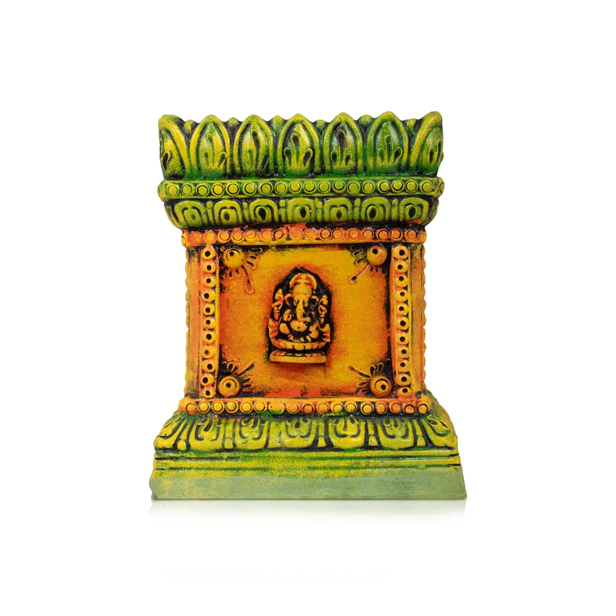 Tulasi Maadam Clay Golu Bommai - 14 x 7 Inches | Giri Golu Doll/ Navaratri Golu Bomma/Gombe/Bommai - Image 4