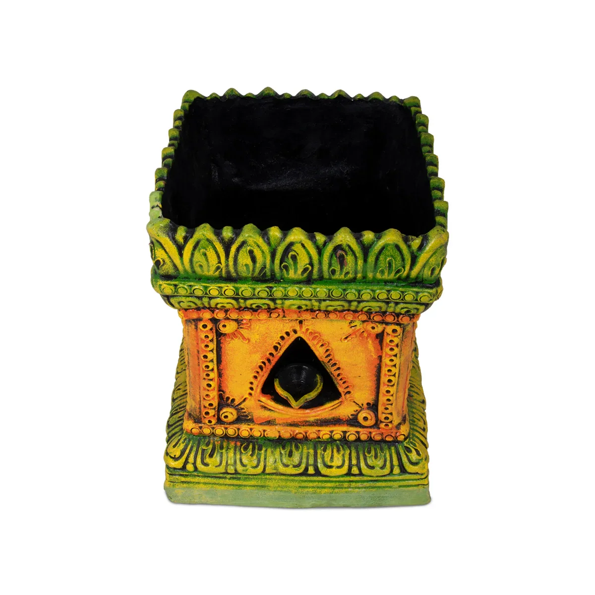 Tulasi Maadam Clay Golu Bommai - 14 x 7 Inches | Giri Golu Doll/ Navaratri Golu Bomma/Gombe/Bommai - Image 5