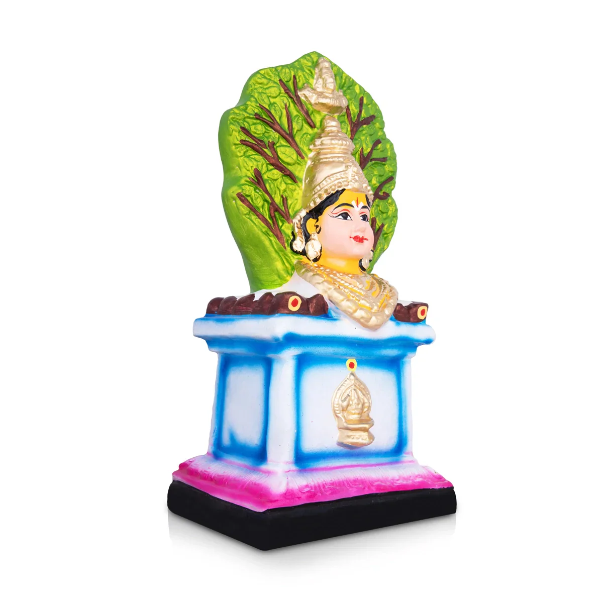Tulasi Maadam Clay Golu Bommai - 12 x 6 Inches | Giri Golu Doll/ Navaratri Golu Bomma/Gombe/Bommai - Image 2