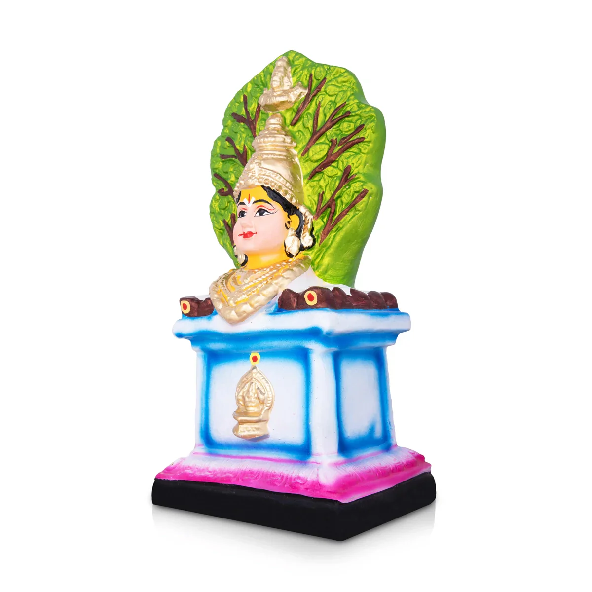 Tulasi Maadam Clay Golu Bommai - 12 x 6 Inches | Giri Golu Doll/ Navaratri Golu Bomma/Gombe/Bommai - Image 3