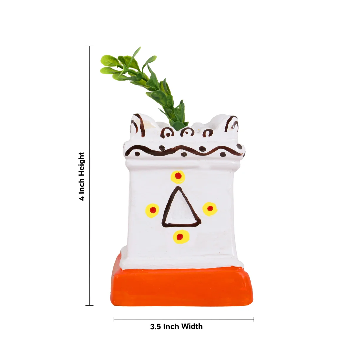 Tulasi Maadam Paper Mache Golu Bommai Set - 6 x 2.5 Inches | Giri Golu Doll/ Navaratri Golu Bomma/Gombe/Bommai - Image 6