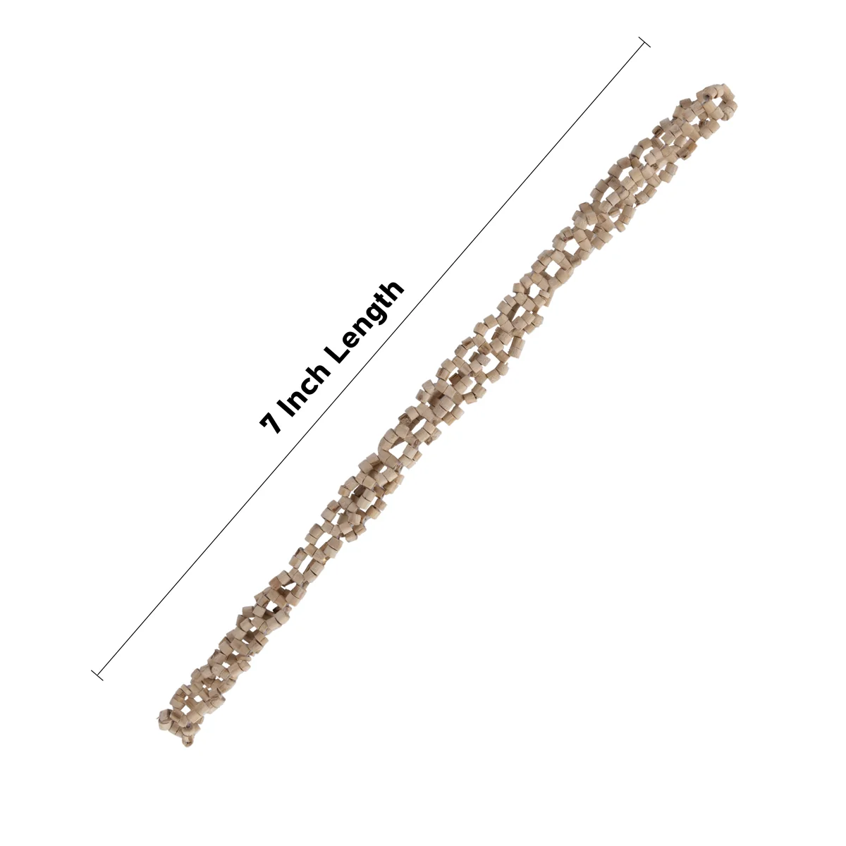 Tulasi Mala - 7 x 2 Inches | Tulsi Kanthi Mala/ Thulsi Mala for Chanting - Image 3