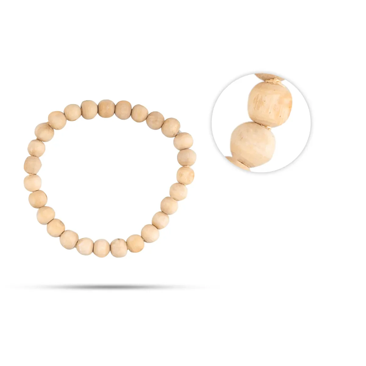 Tulsi Bracelet - 2.5 Inches | Tulasi Bracelet/ Tulsi Hand Band/ Thulasi Jewellery For Spiritual Wear - Image 3