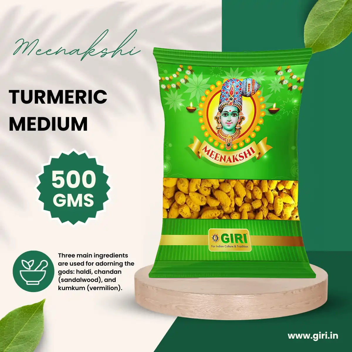 Giri Turmeric Finger | Haldi/ Yellow Colour/ Manjal for Pooja - Image 12