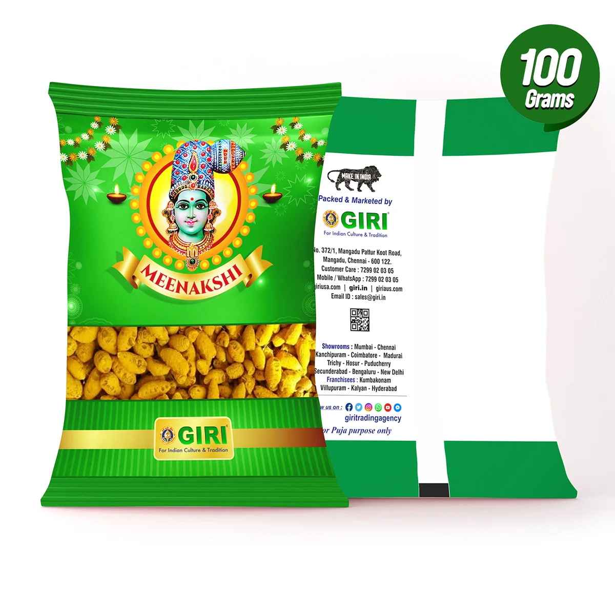 Giri Turmeric Finger | Haldi/ Yellow Colour/ Manjal for Pooja - Image 7