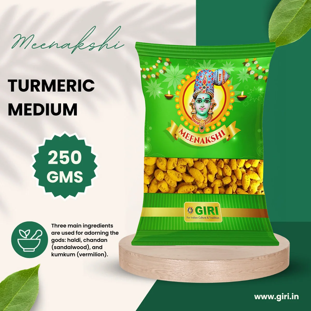 Giri Turmeric Finger | Haldi/ Yellow Colour/ Manjal for Pooja - Image 8