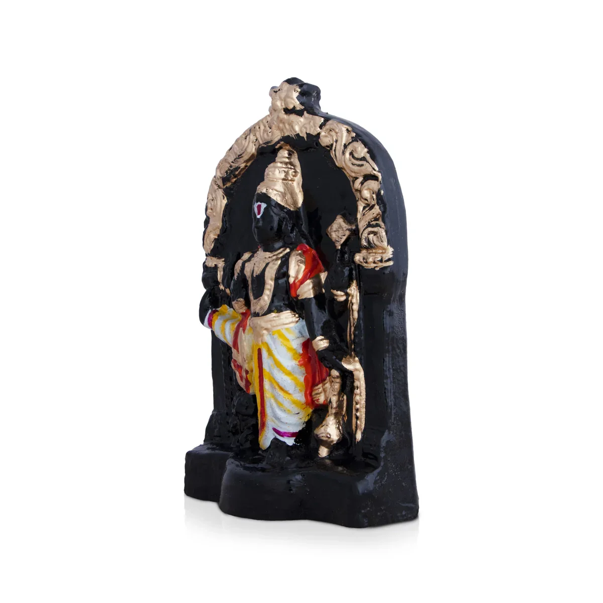 Ulagalantha Perumal Clay Golu Bommai - 8 x 5 Inches | Giri Golu Doll/ Navaratri Golu Bomma/Gombe/Bommai - Image 3