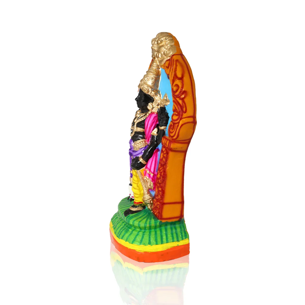 Ulagalantha Perumal Clay Golu Bommai - 15 Inches | Giri Golu Doll/ Navaratri Golu Bomma/Gombe/Bommai - Image 3