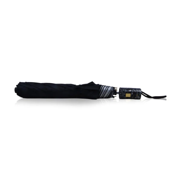 Umbrella - 16 X 34 Inches | Black Colour Rain Umbrella/ Kudai/ Foldable Umbrella For All Weather - Image 3