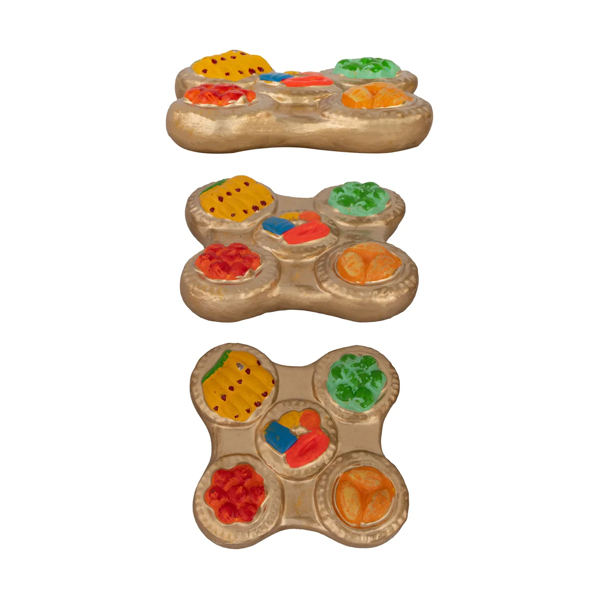 Upanayanam Clay Golu Bommai Set - 6 x 6 Inches | Giri Golu Doll/ Navaratri Golu Bomma/Gombe/Bommai - Image 5